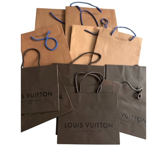 LOUIS VUITTON Lot of 12 Multisize Shopping Paper Bags - Picture 5 of 6